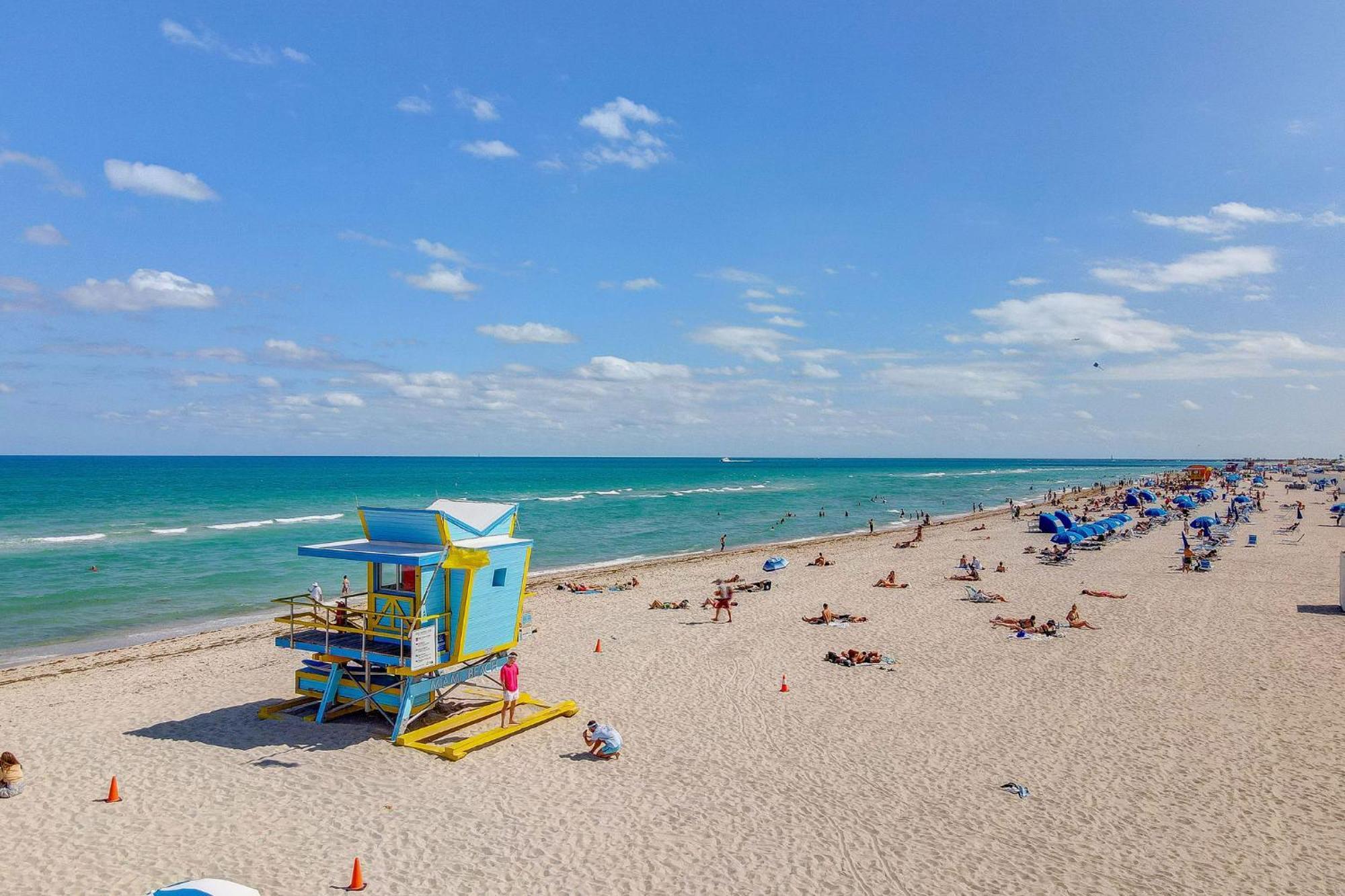 Deco Beachside Apt, W/2 Queen Beds, Washer/Dryer Miami Beach Exteriör bild