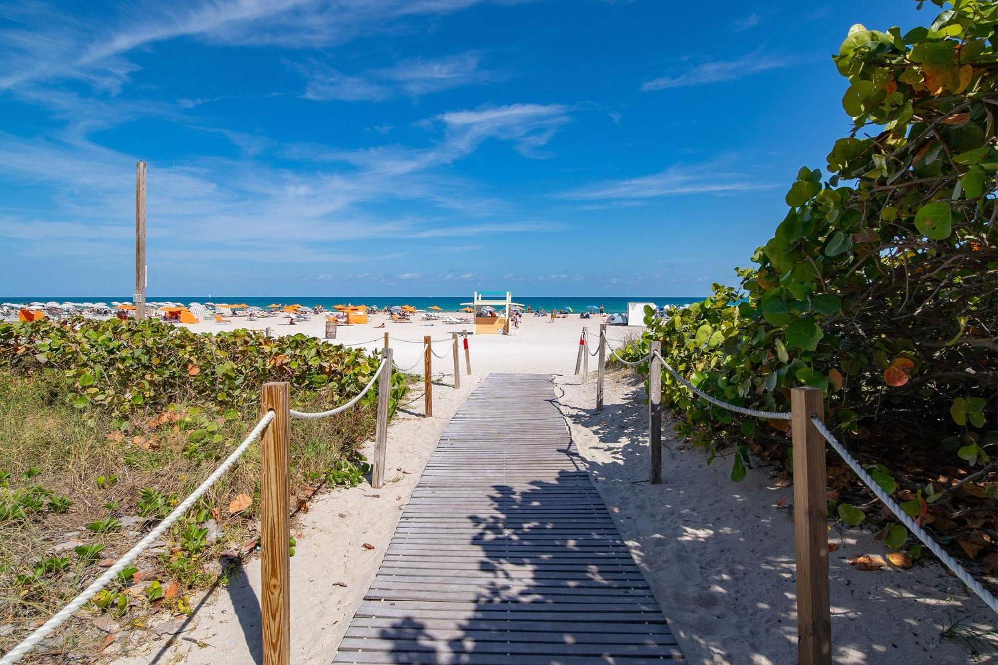 Deco Beachside Apt, W/2 Queen Beds, Washer/Dryer Miami Beach Exteriör bild