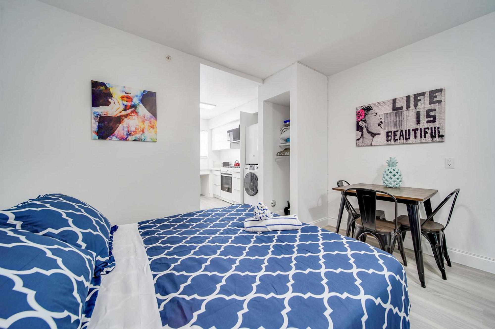 Deco Beachside Apt, W/2 Queen Beds, Washer/Dryer Miami Beach Exteriör bild